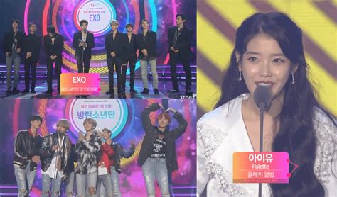 Winners of the '2017 MelOn Music Awards'! .